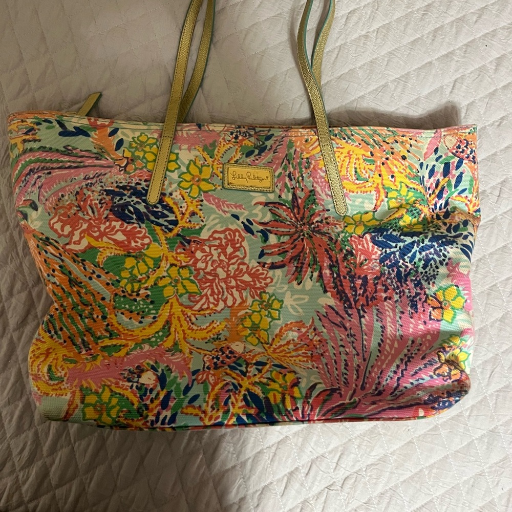 Lily Zipper top tote